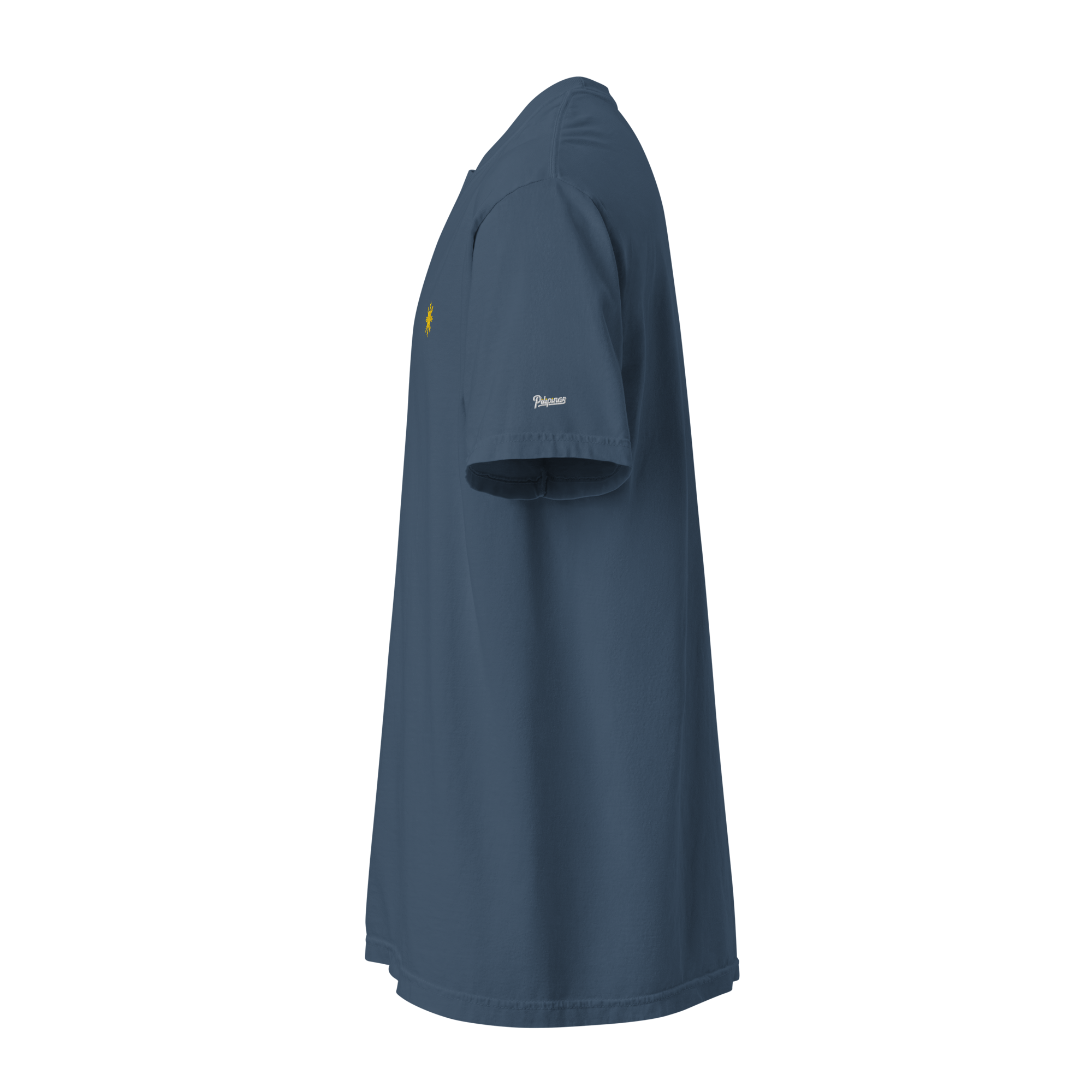 SUN + SCRIPT TEE - True Navy