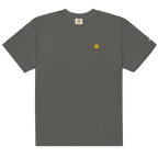 SUN + SCRIPT TEE - Chambray