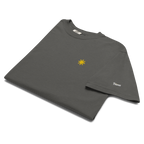 SUN + SCRIPT TEE - Granite