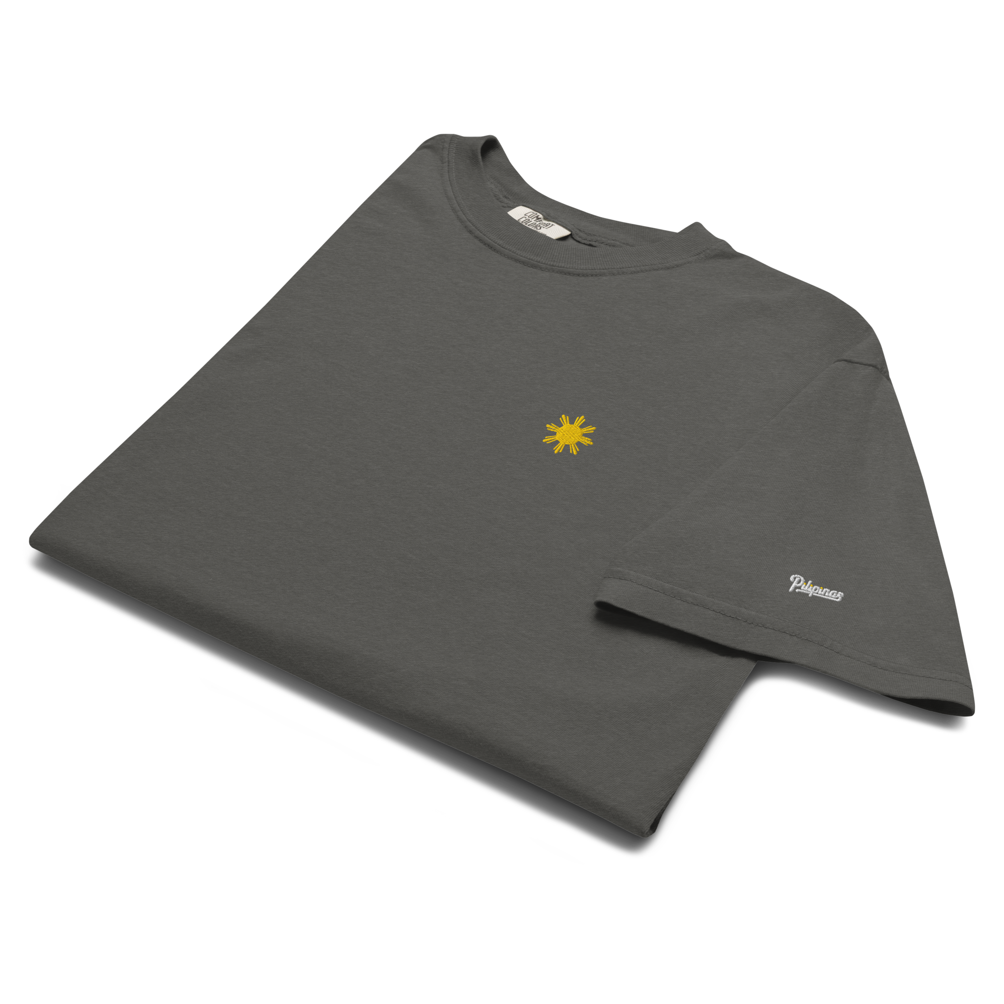 SUN + SCRIPT TEE - Black