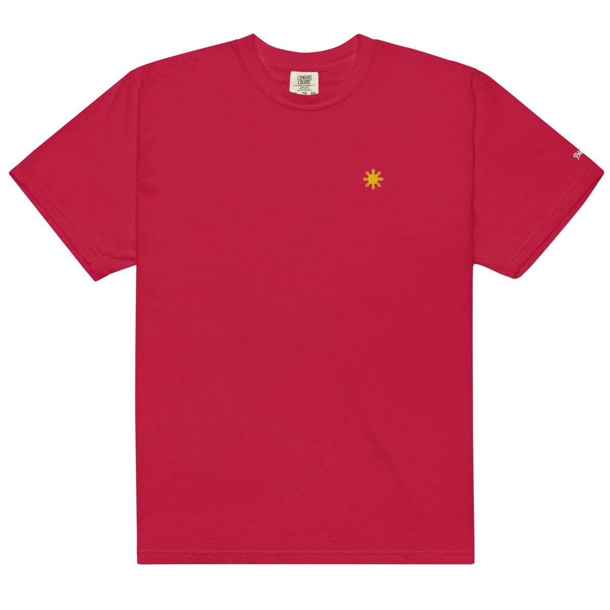 SUN + SCRIPT TEE - Chambray