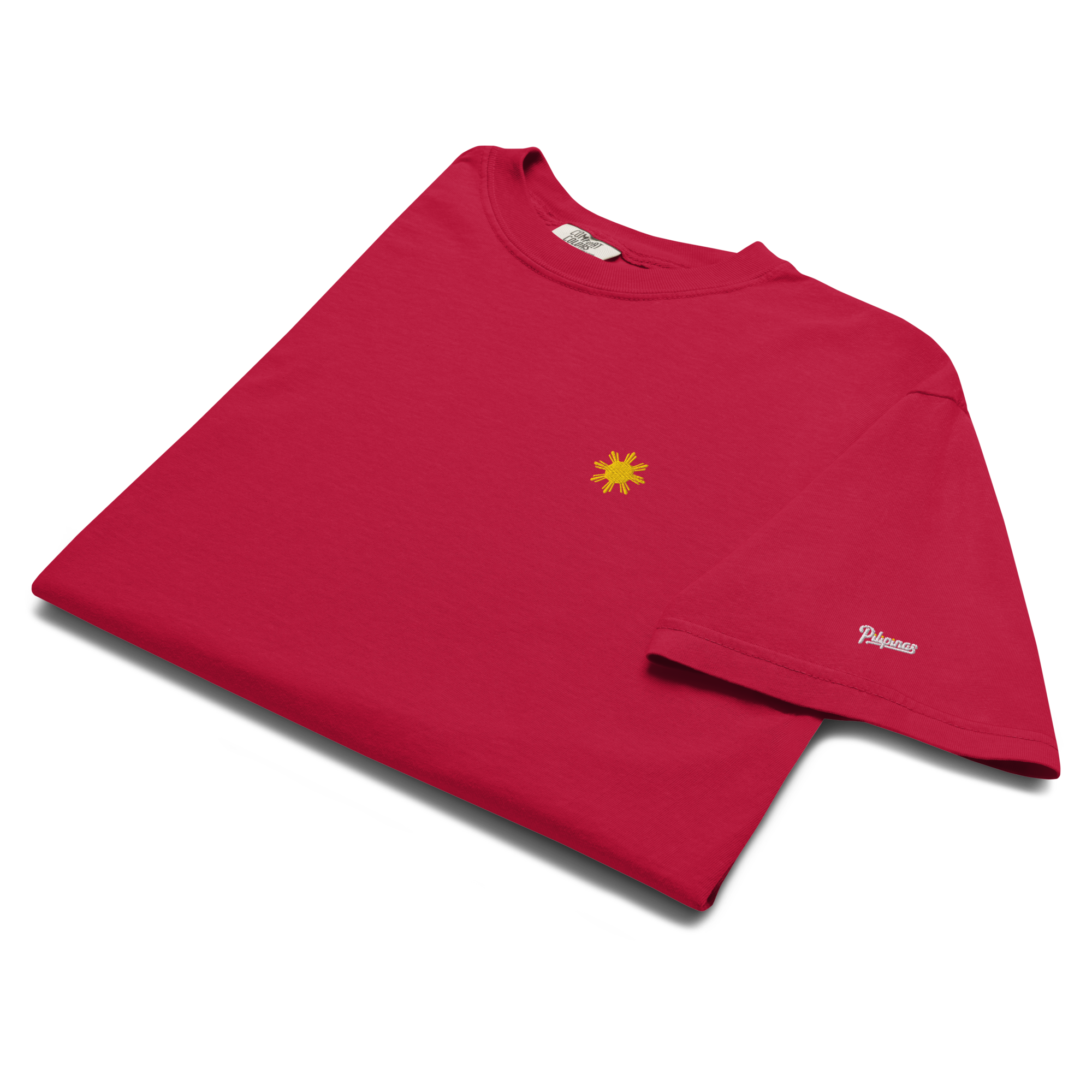 SUN + SCRIPT TEE - Blue Jean