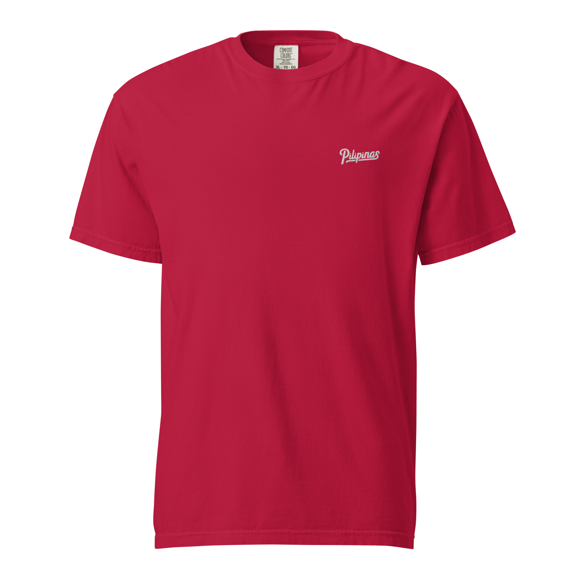 PILIPINAS SCRIPT TEE - Red