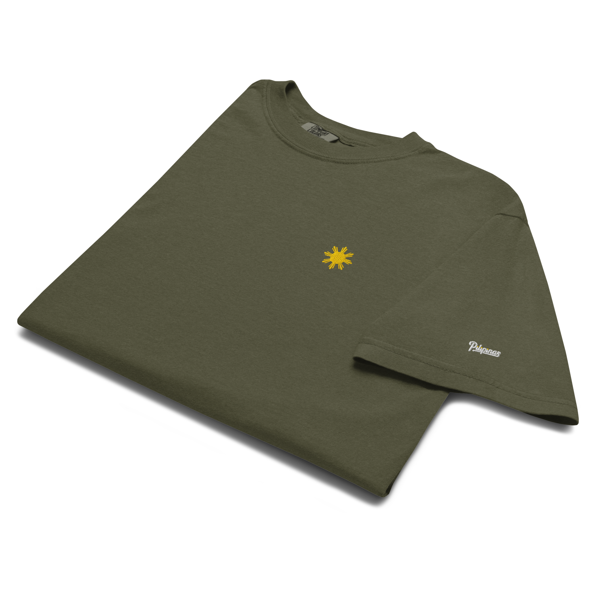 SUN + SCRIPT TEE - Pepper