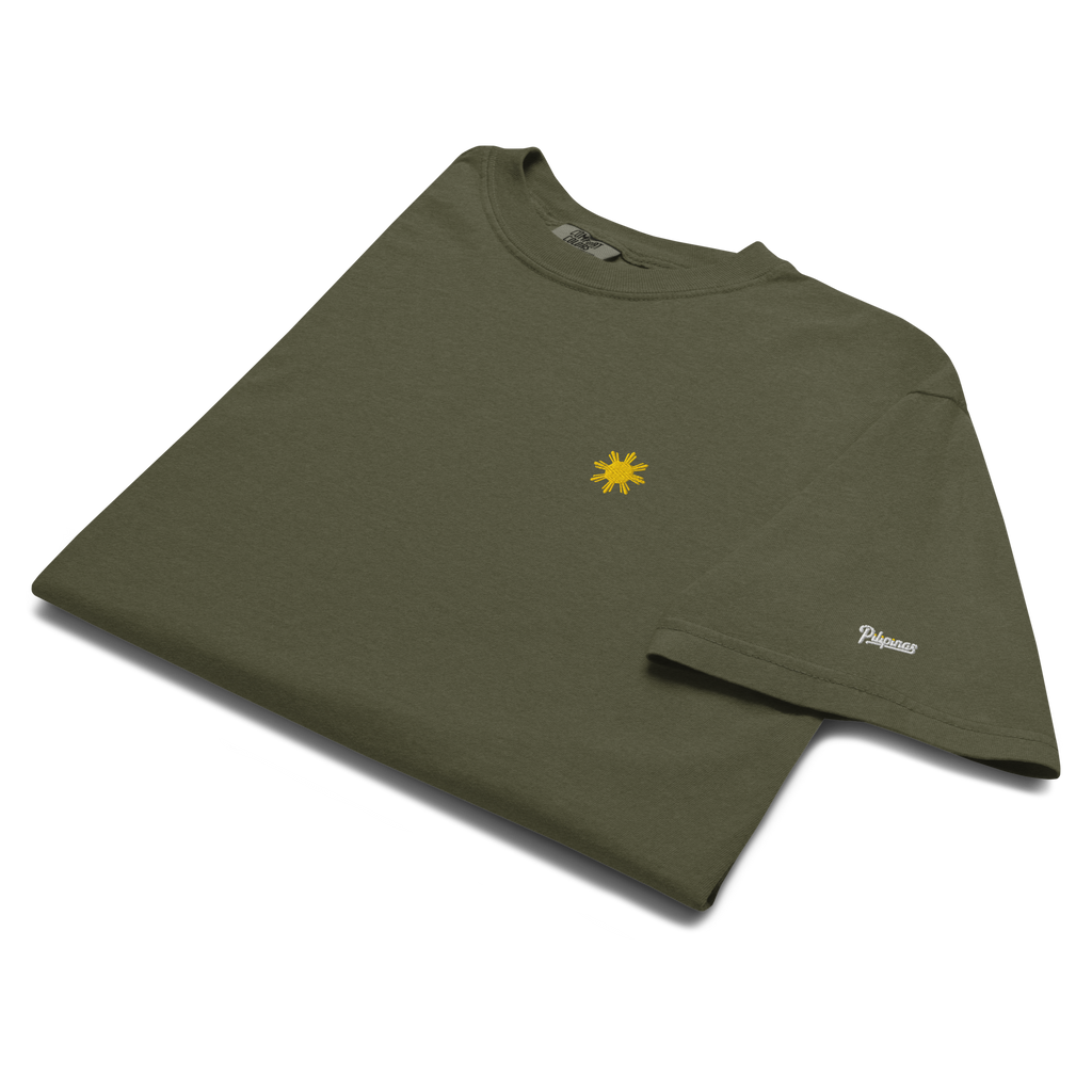 SUN + SCRIPT TEE - Black