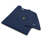 SUN + SCRIPT TEE - Chambray