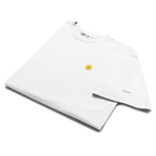 SUN + SCRIPT TEE - White