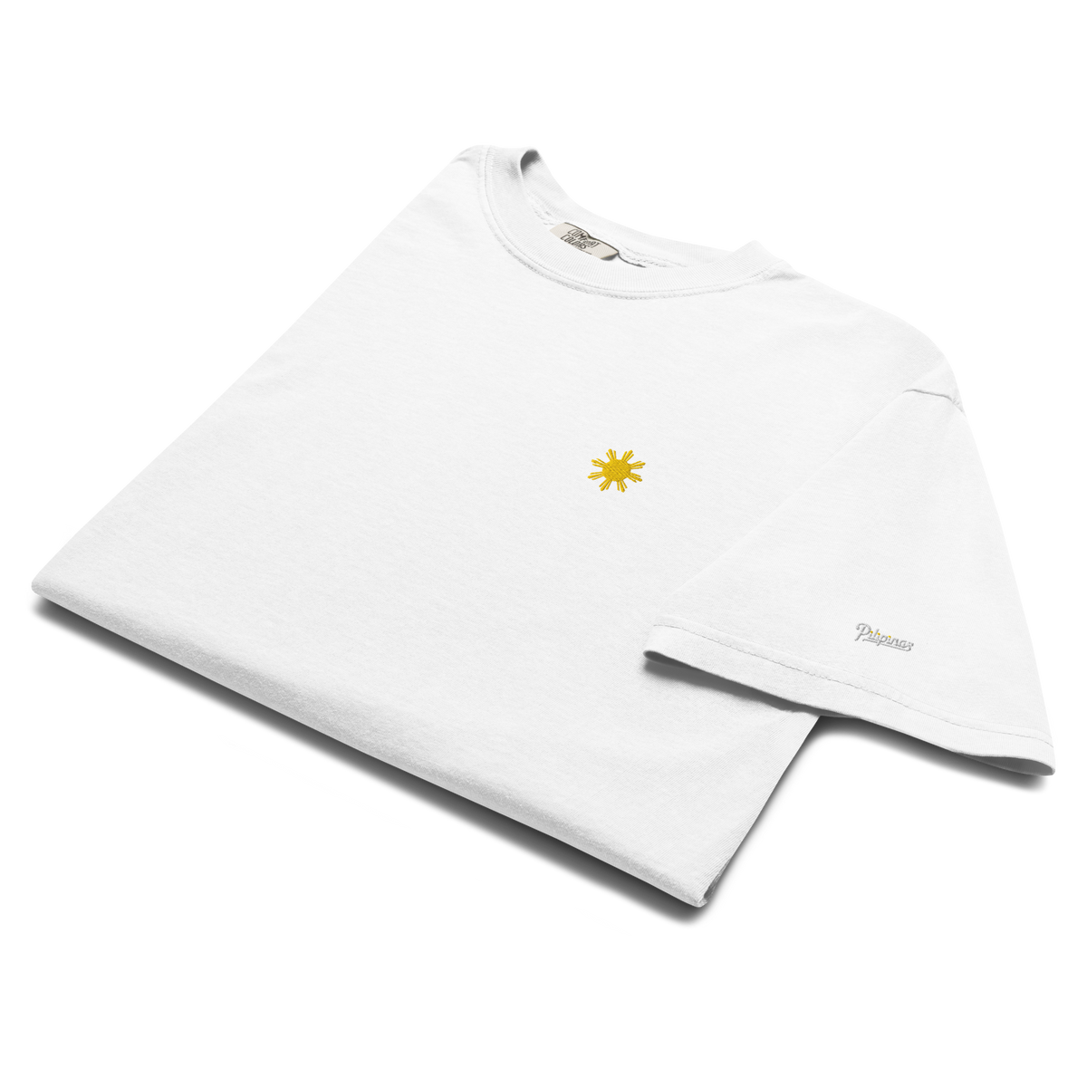 SUN + SCRIPT TEE - Black