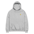 SUN + SCRIPT + JEEPNEY - oversized hoodie - Athletic Heather