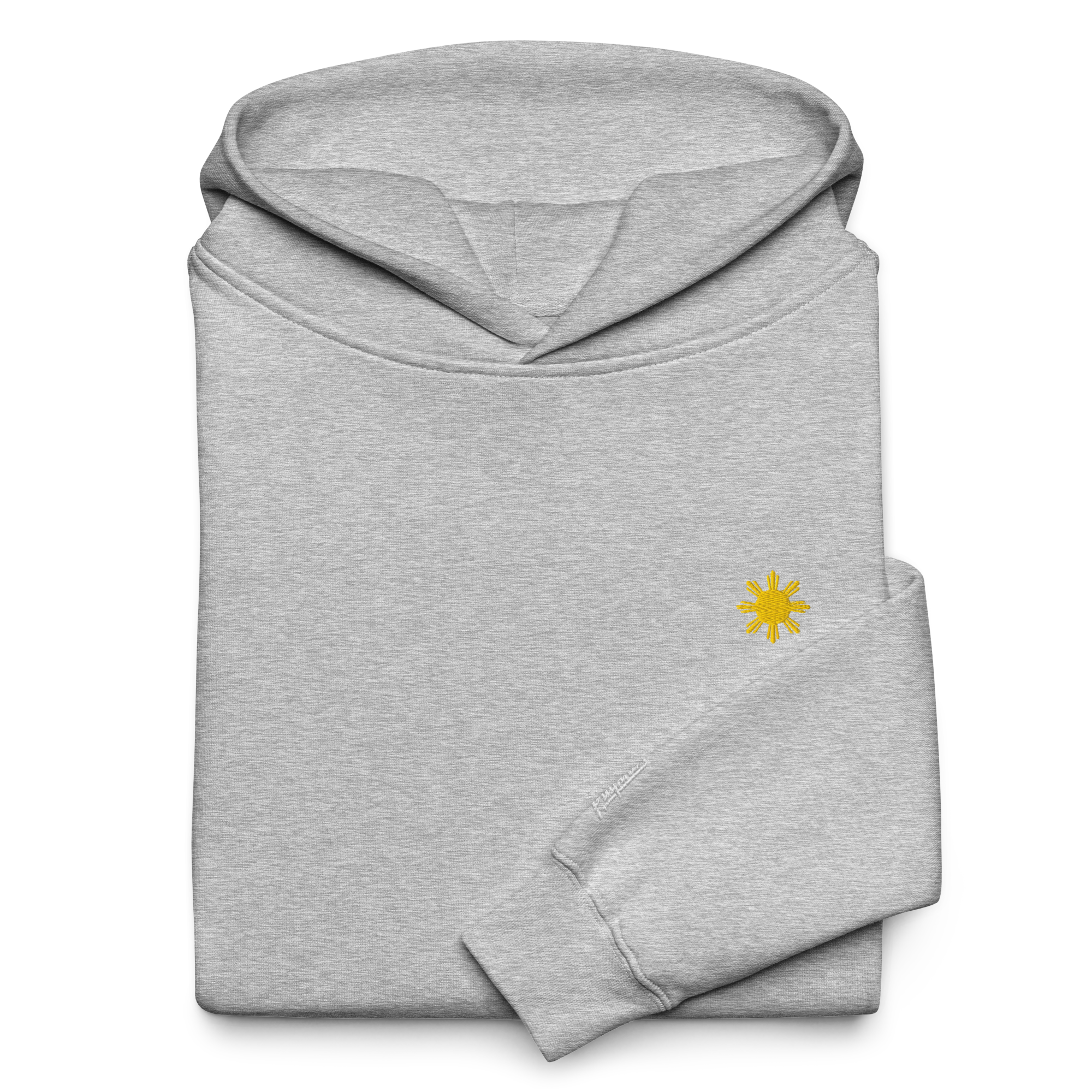SUN + SCRIPT + JEEPNEY - oversized hoodie - Clay Brown