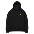 SUN + SCRIPT + JEEPNEY - oversized hoodie - Black
