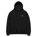 SUN + SCRIPT + JEEPNEY - oversized hoodie - Clay Brown