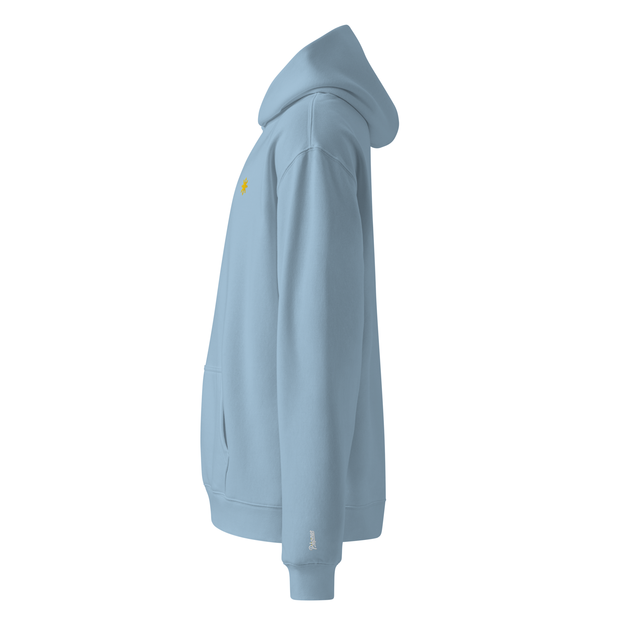 SUN + SCRIPT + JEEPNEY - oversized hoodie - Cobalt Blue