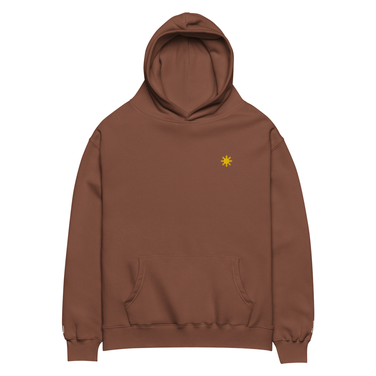 SUN + SCRIPT + JEEPNEY - oversized hoodie - Black