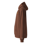 SUN + SCRIPT + JEEPNEY - oversized hoodie - Chestnut Brown