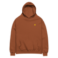 SUN + SCRIPT + JEEPNEY - oversized hoodie - Clay Brown