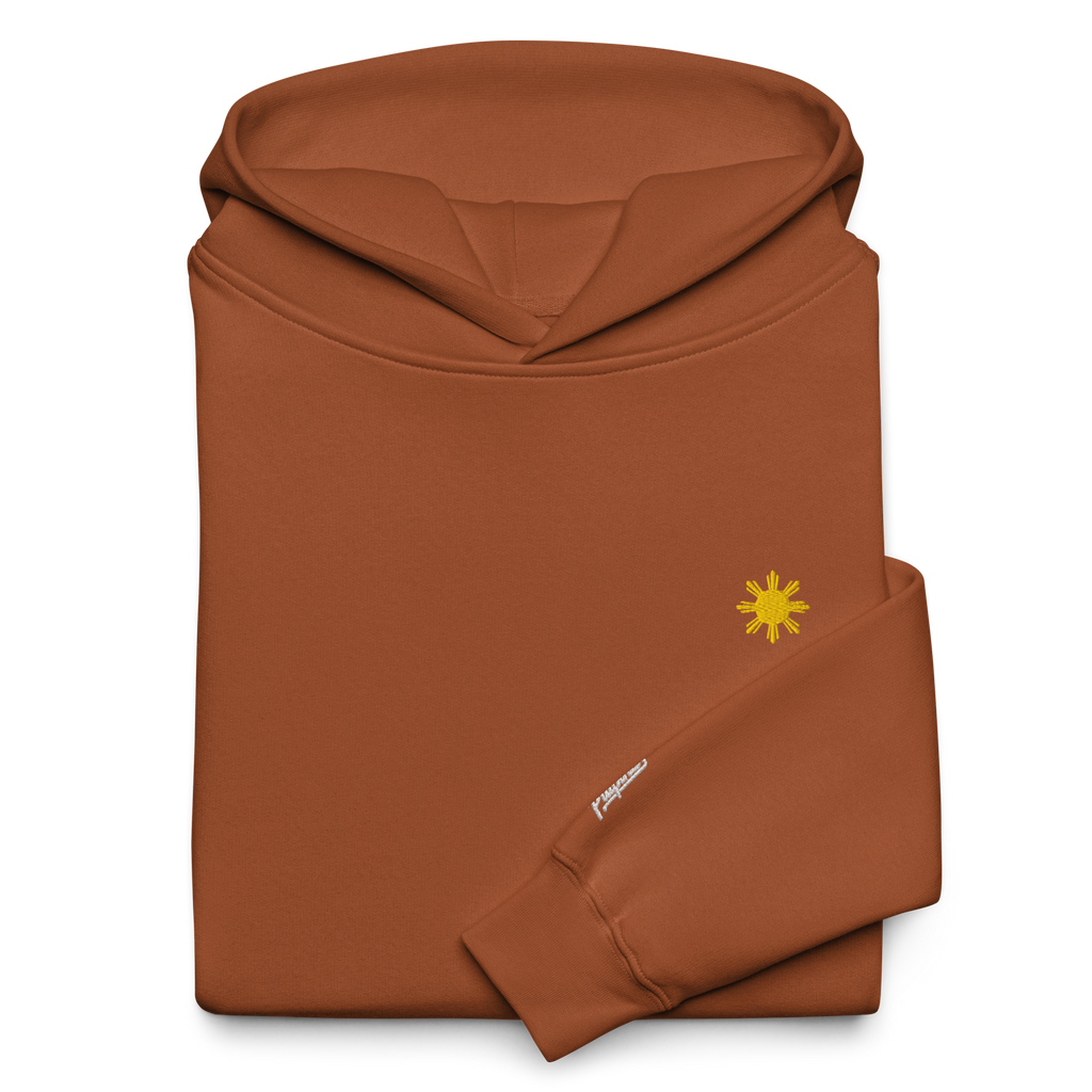 SUN + SCRIPT + JEEPNEY - oversized hoodie - Pine Green