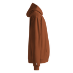 SUN + SCRIPT + JEEPNEY - oversized hoodie - Clay Brown