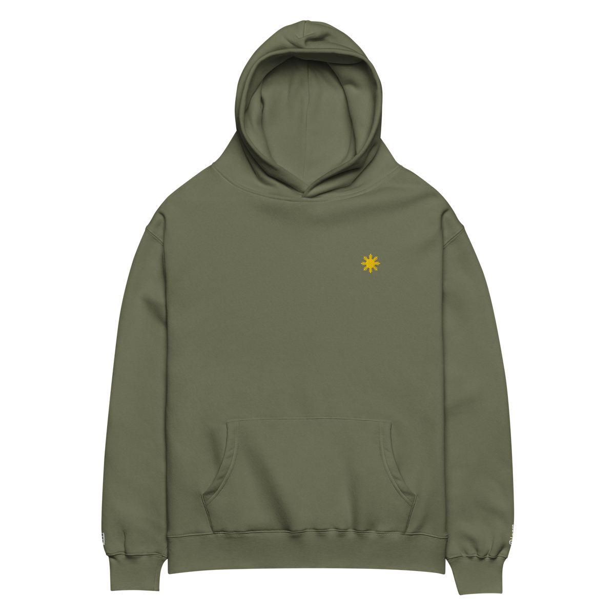 SUN + SCRIPT + JEEPNEY - oversized hoodie - Cobalt Blue