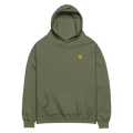 SUN + SCRIPT + JEEPNEY - oversized hoodie - Cypress Green