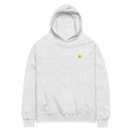 SUN + SCRIPT + JEEPNEY - oversized hoodie - White Heather